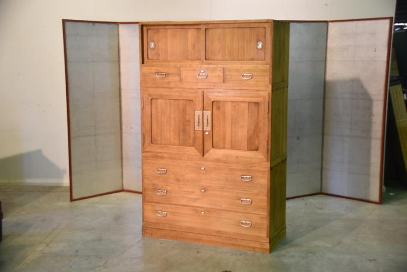 Vintage Japanese 3 Section Wedding Chest