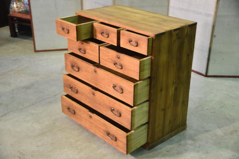 Vintage Japanese Hiki Dashi Drawer Chest - Image 7