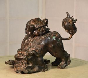Bronze Shi Shi Koro Incense Burner