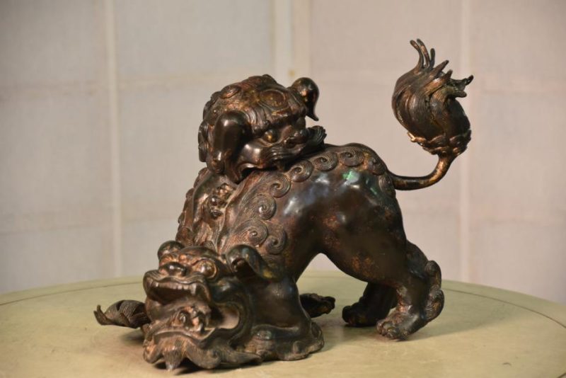 Bronze Shi Shi Koro Incense Burner - Image 2