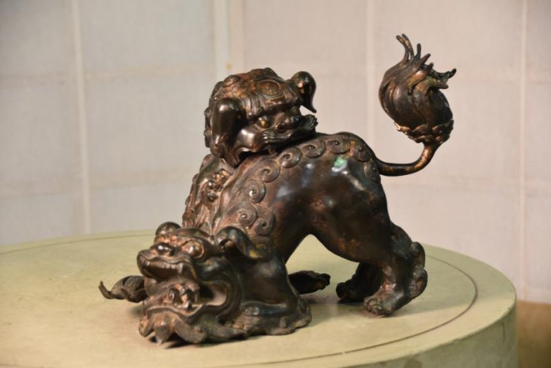 Bronze Shi Shi Koro Incense Burner - Image 3