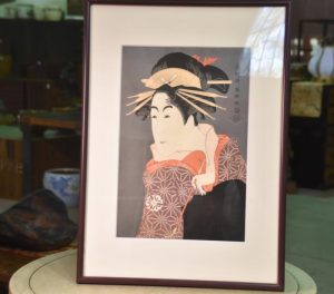 Framed Wood Block Print