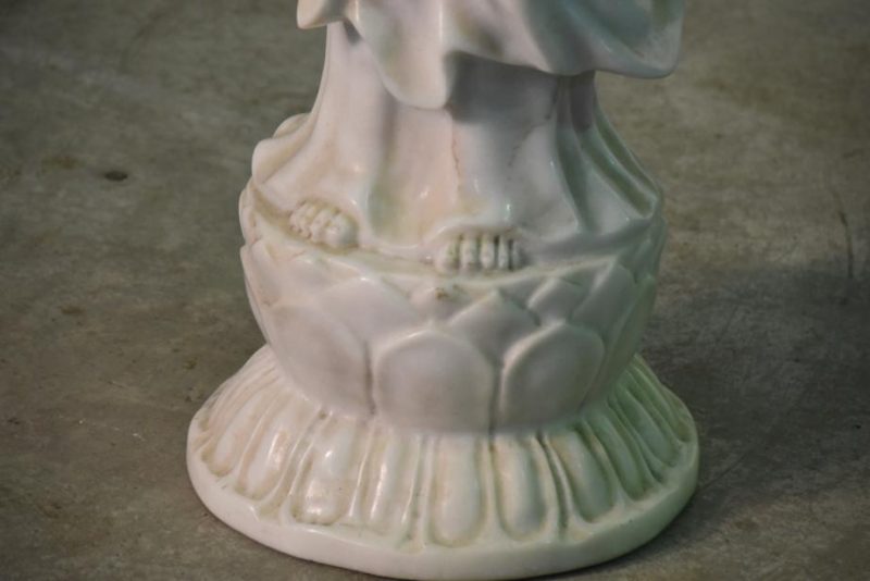 Chinese Marble Quanyin Kannon Statue - Image 8
