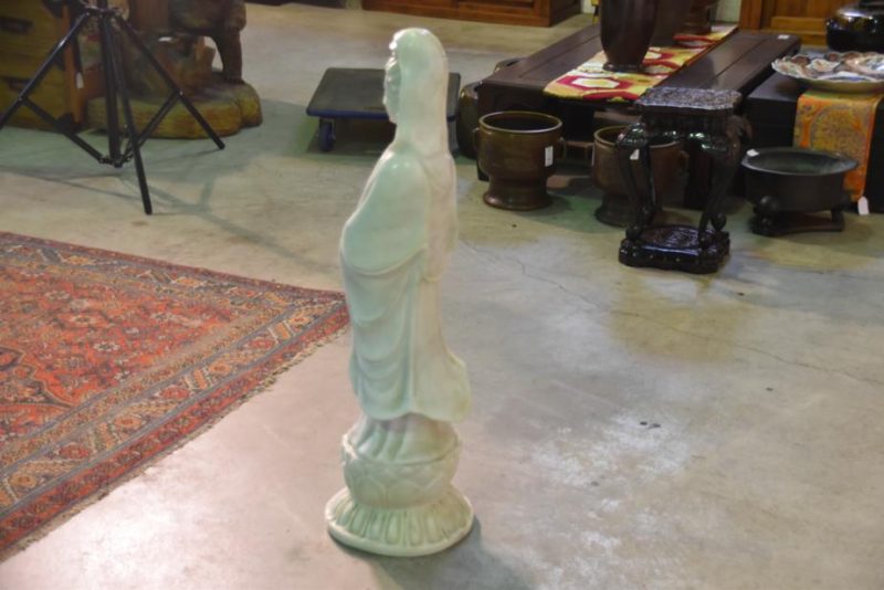 Chinese Marble Quanyin Kannon Statue - Image 5