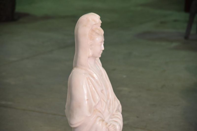 Chinese Marble Quanyin Kannon Statue - Image 3