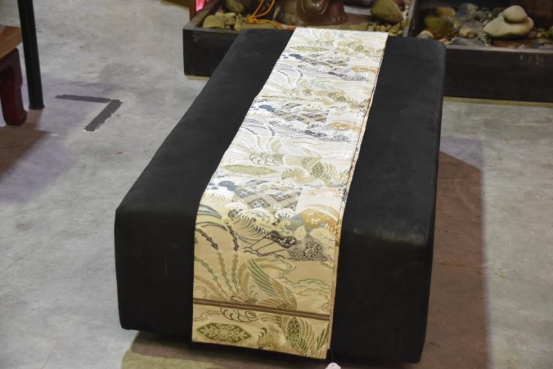 Japanese Phoenix Obi Sash Table Runner