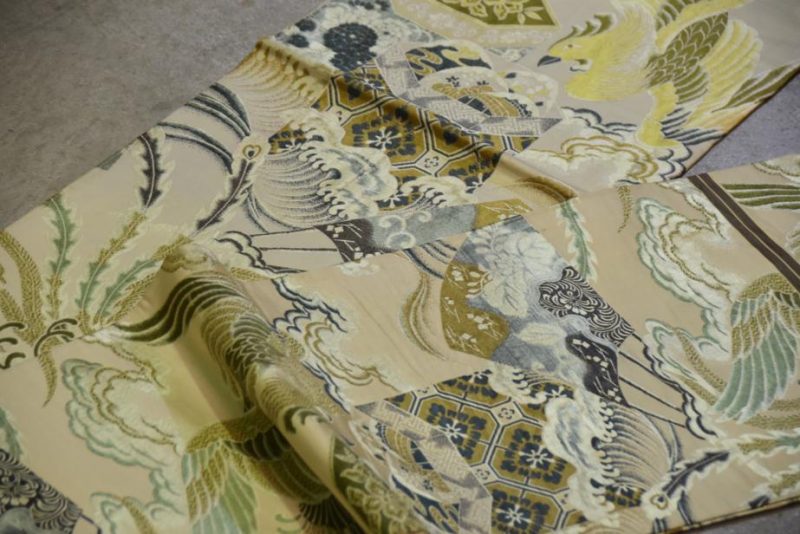 Japanese Phoenix Obi Sash Table Runner - Image 9