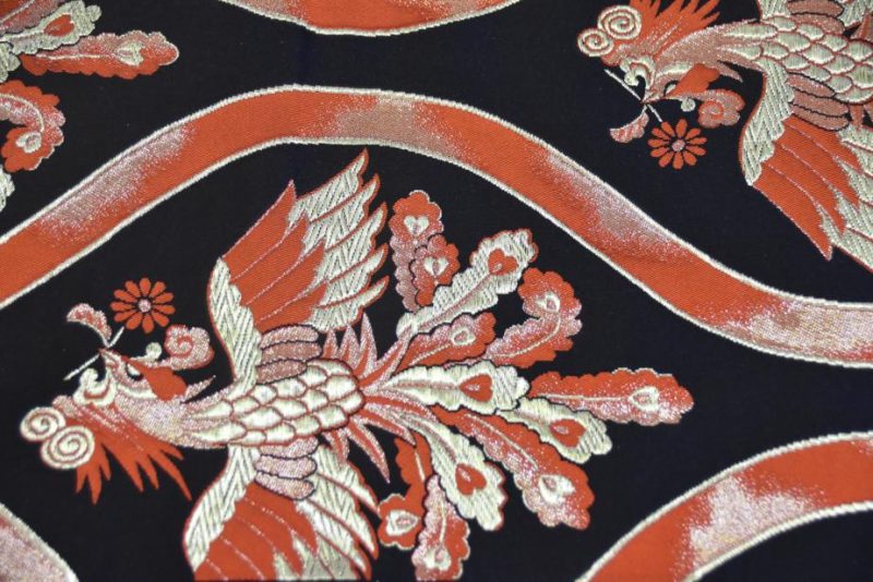Japanese Silk Table Runner Obi Sash - Image 2