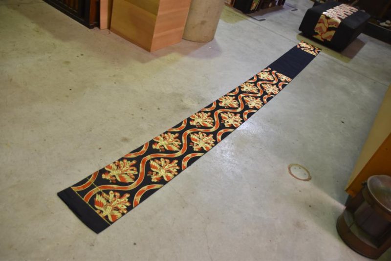 Japanese Silk Table Runner Obi Sash - Image 4
