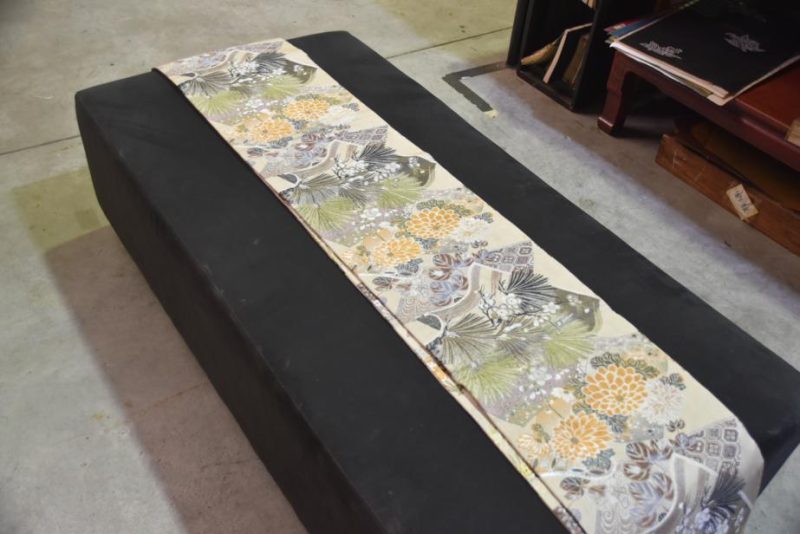 Japanese Vintage Double Sided Maru Obi Sash - Image 9