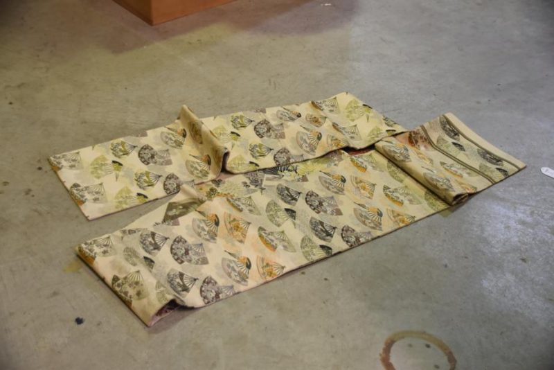 Japanese Vintage Double Sided Maru Obi Sash - Image 4