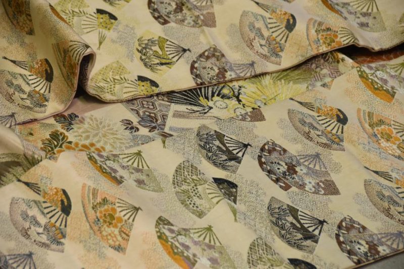 Japanese Vintage Double Sided Maru Obi Sash - Image 3