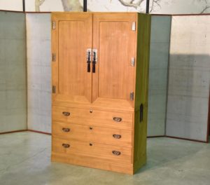 Solid Wood Japanese Vintage Wedding Chest