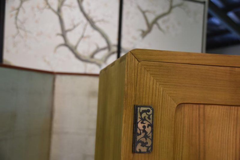 Solid Wood Japanese Vintage Wedding Chest - Image 4