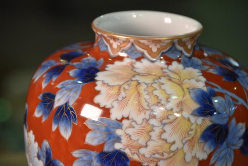 Fukugawa Ceramic Flower Vase - Image 2