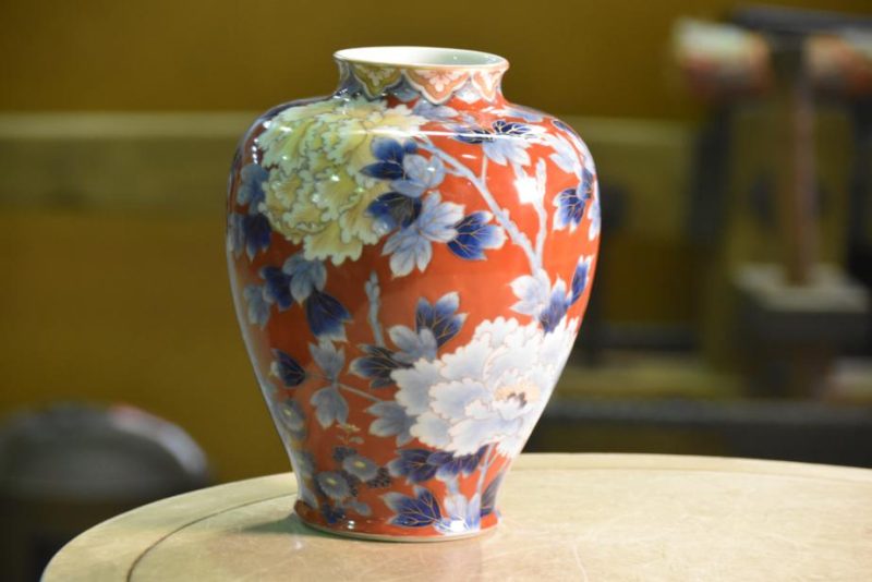 Fukugawa Ceramic Flower Vase - Image 3