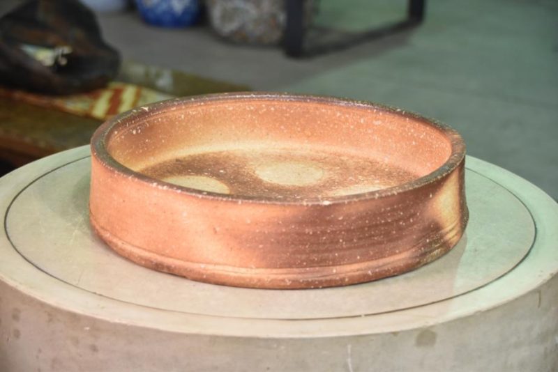 Shigaraki Pottery Bowl Vase