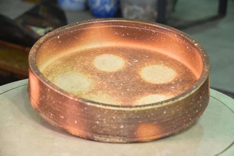 Shigaraki Pottery Bowl Vase - Image 6