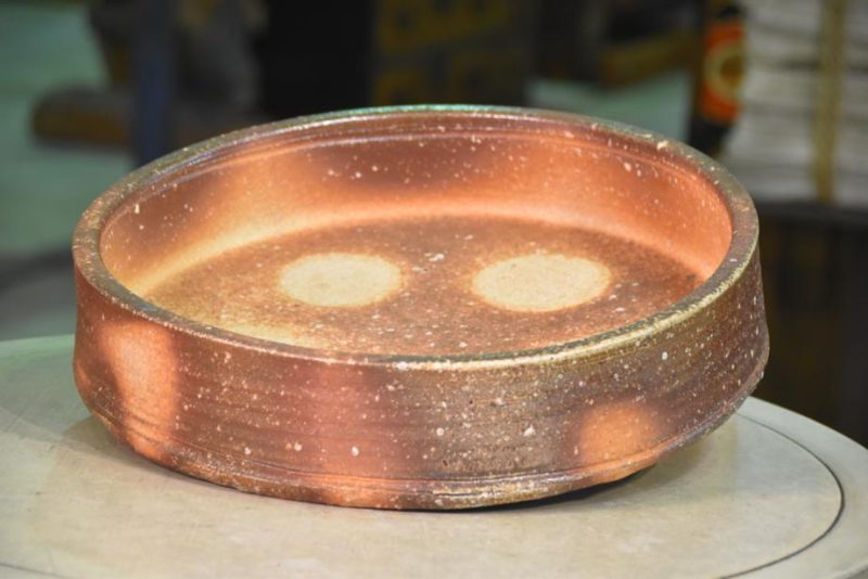 Shigaraki Pottery Bowl Vase - Image 8
