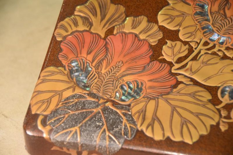 Maki-E Lacquer Writing Box Suzuri Bako - Image 2
