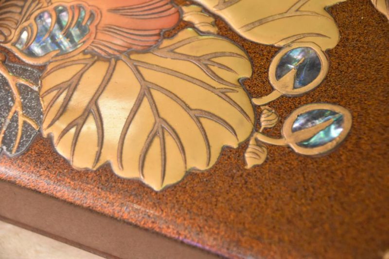 Maki-E Lacquer Writing Box Suzuri Bako - Image 7
