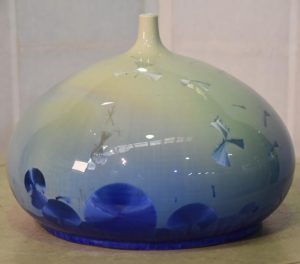 Porcelain Crystaline Vase