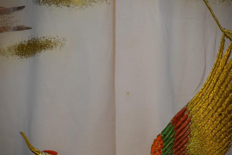 Japanese Flying Cranes Wedding Kimono - Image 4
