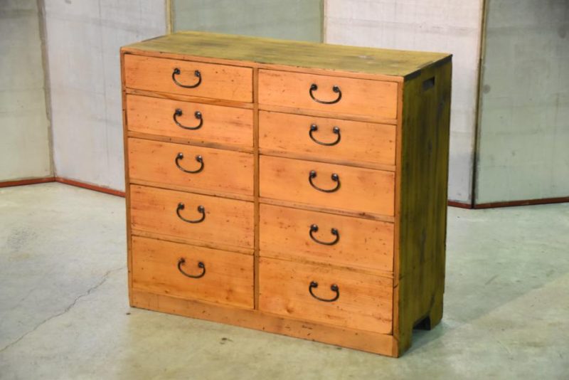 Japanese Antique Chest of Drawers Hikidashi