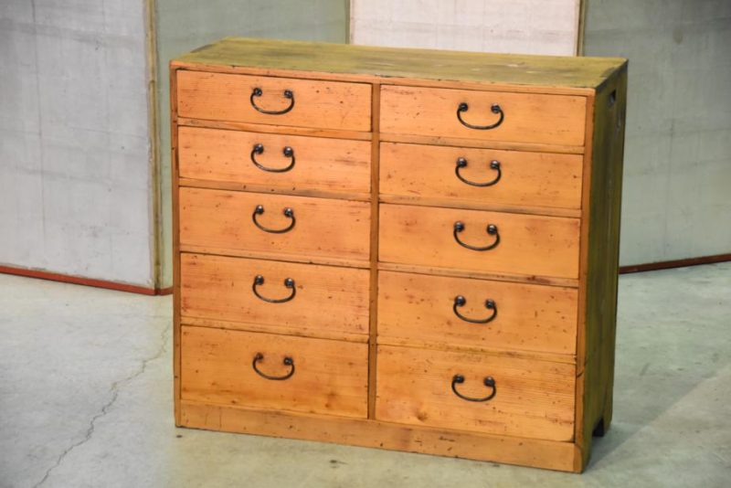 Japanese Antique Chest of Drawers Hikidashi - Image 2