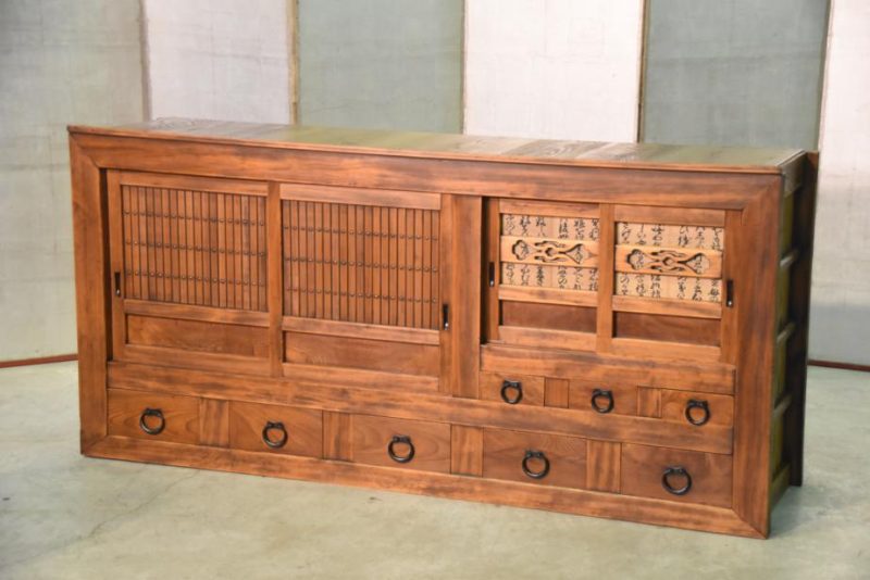 Antique Japanese Mizuya Sideboard - Image 2