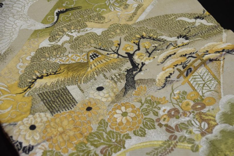 Japanese Brocade Obi - Image 7