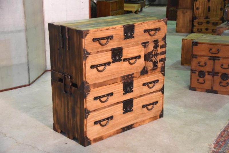 Japanese Clothing Chest on Chest - Image 4
