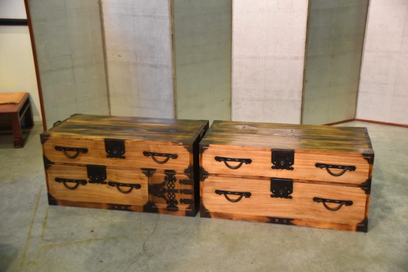 Japanese Clothing Chest on Chest - Image 3