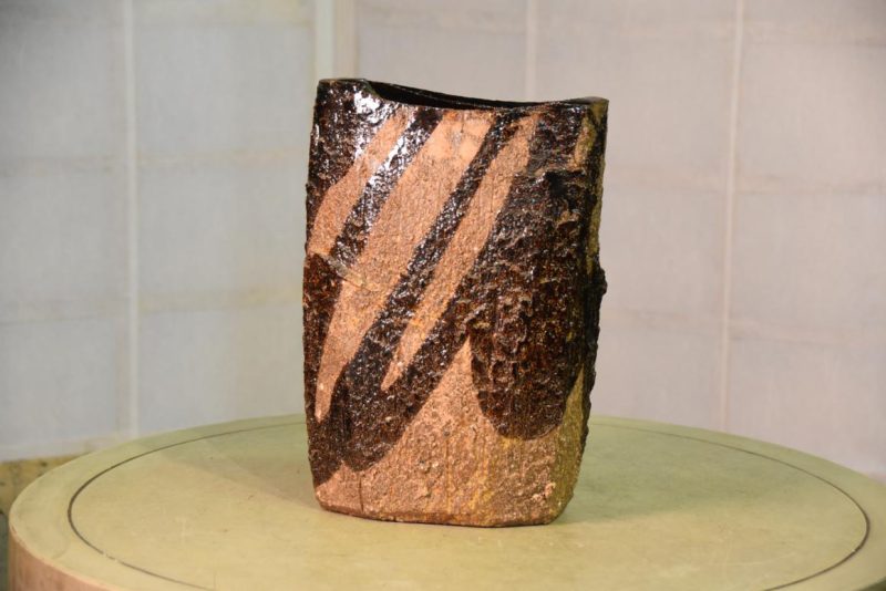Japanese Modern Pottery Vase