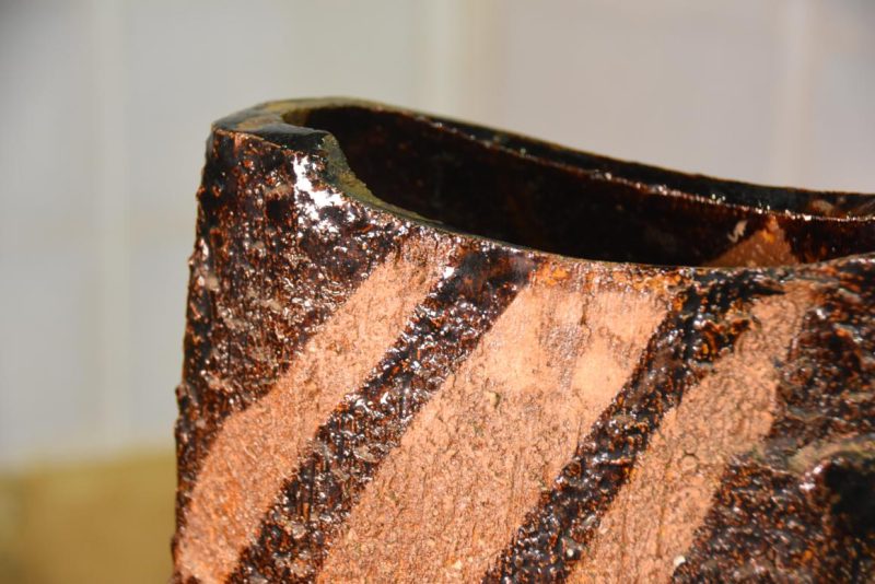 Japanese Modern Pottery Vase - Image 2