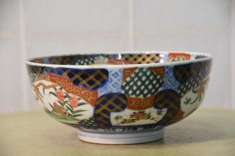 Coloured Imari Bowl - Japanese Porcelain - Image 2