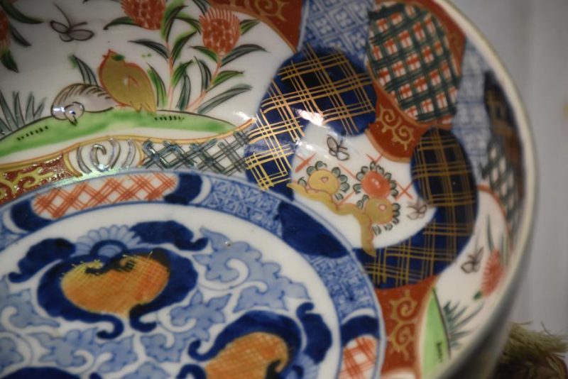 Coloured Imari Bowl - Japanese Porcelain - Image 5