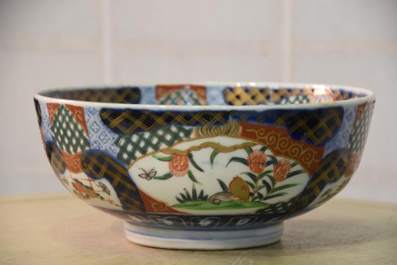 Coloured Imari Bowl - Japanese Porcelain - Image 4