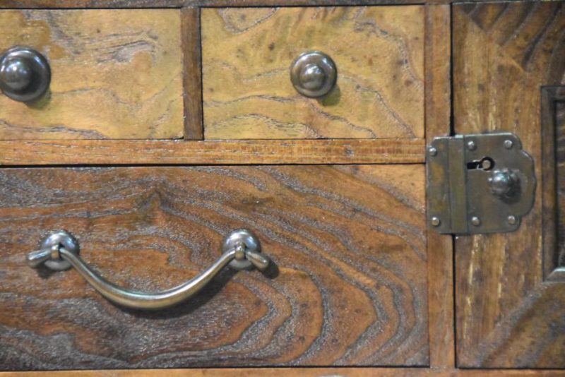 Japanese Antique Wood Sewing Box - Image 18