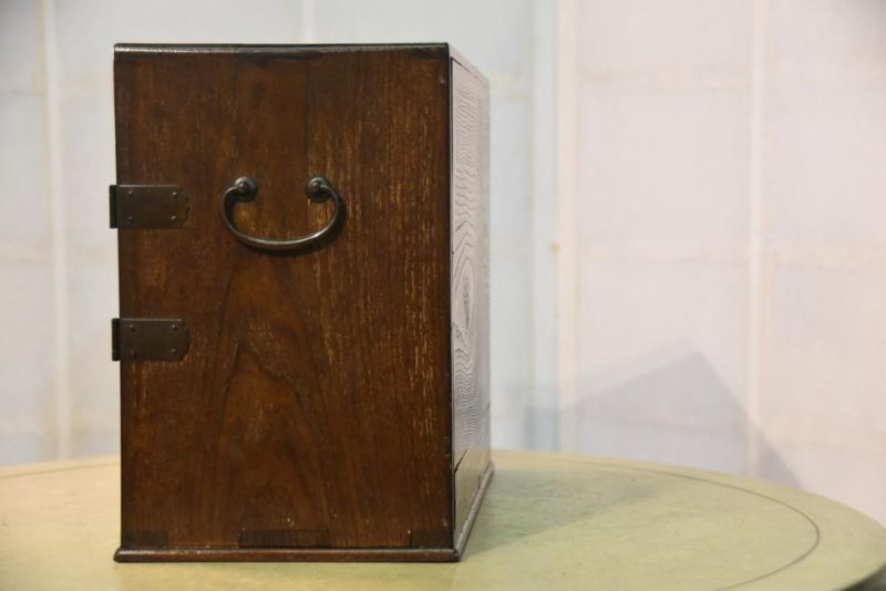Japanese Antique Wood Sewing Box - Image 9