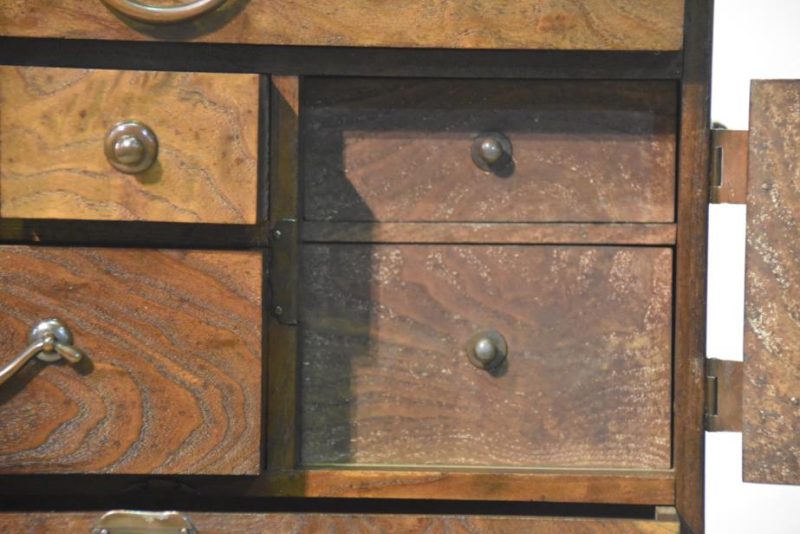 Japanese Antique Wood Sewing Box - Image 3