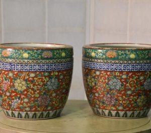 Japanese Porcelain Hibachi