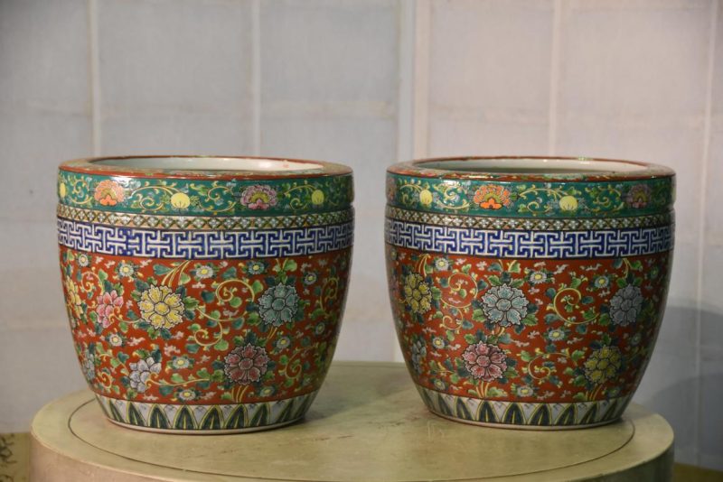 Japanese Porcelain Hibachi