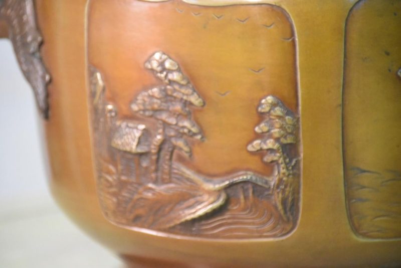Japanese Bronze Planter - Image 2