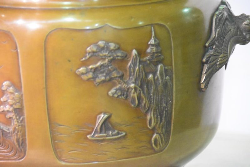 Japanese Bronze Planter - Image 9