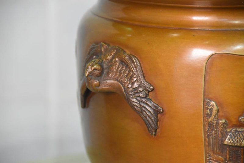 Japanese Bronze Planter - Image 8