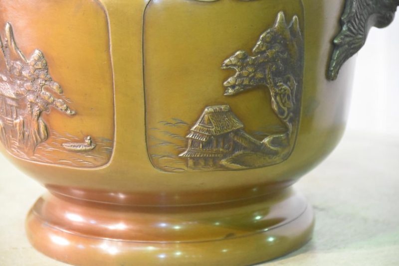 Japanese Bronze Planter - Image 6