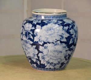Japanese Blue and White Vase