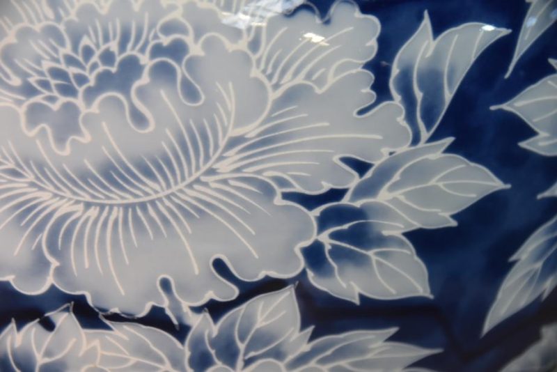 Japanese Blue and White Vase - Image 8