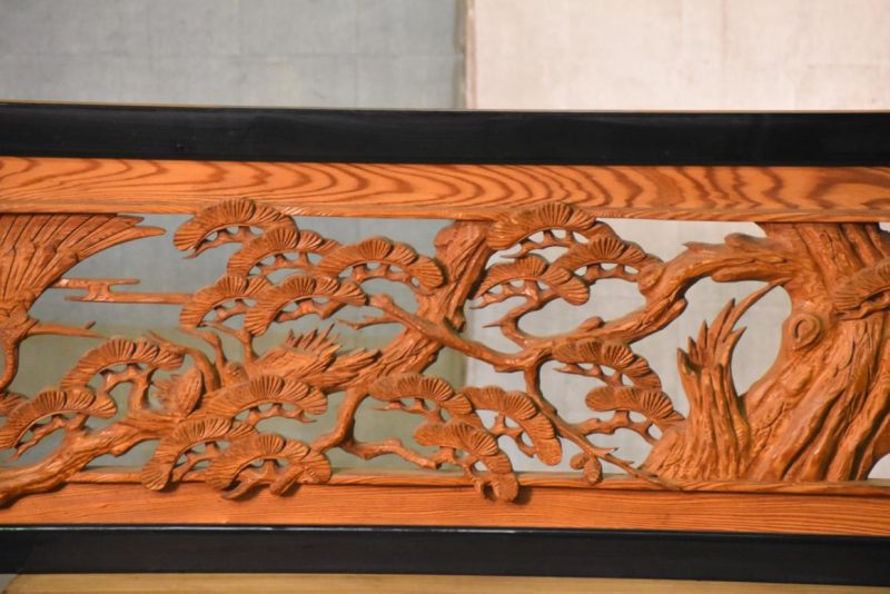 Japanese Carved Transom Rama - Image 7
